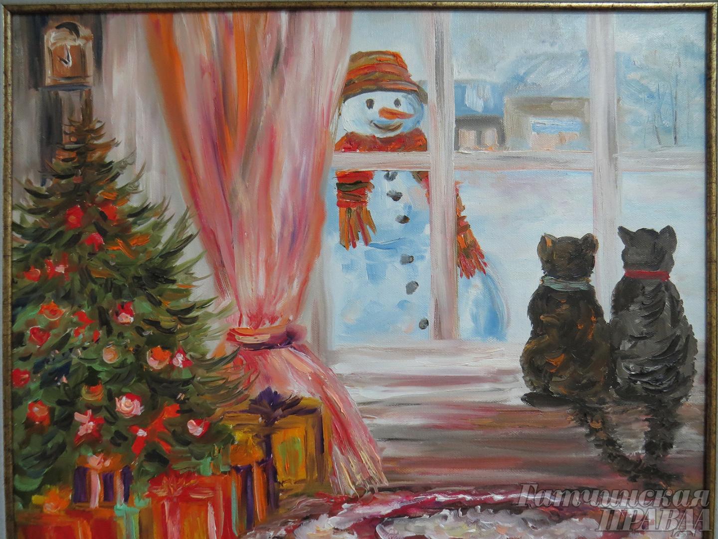 «Краски Рождества» в картинах гатчинских художников