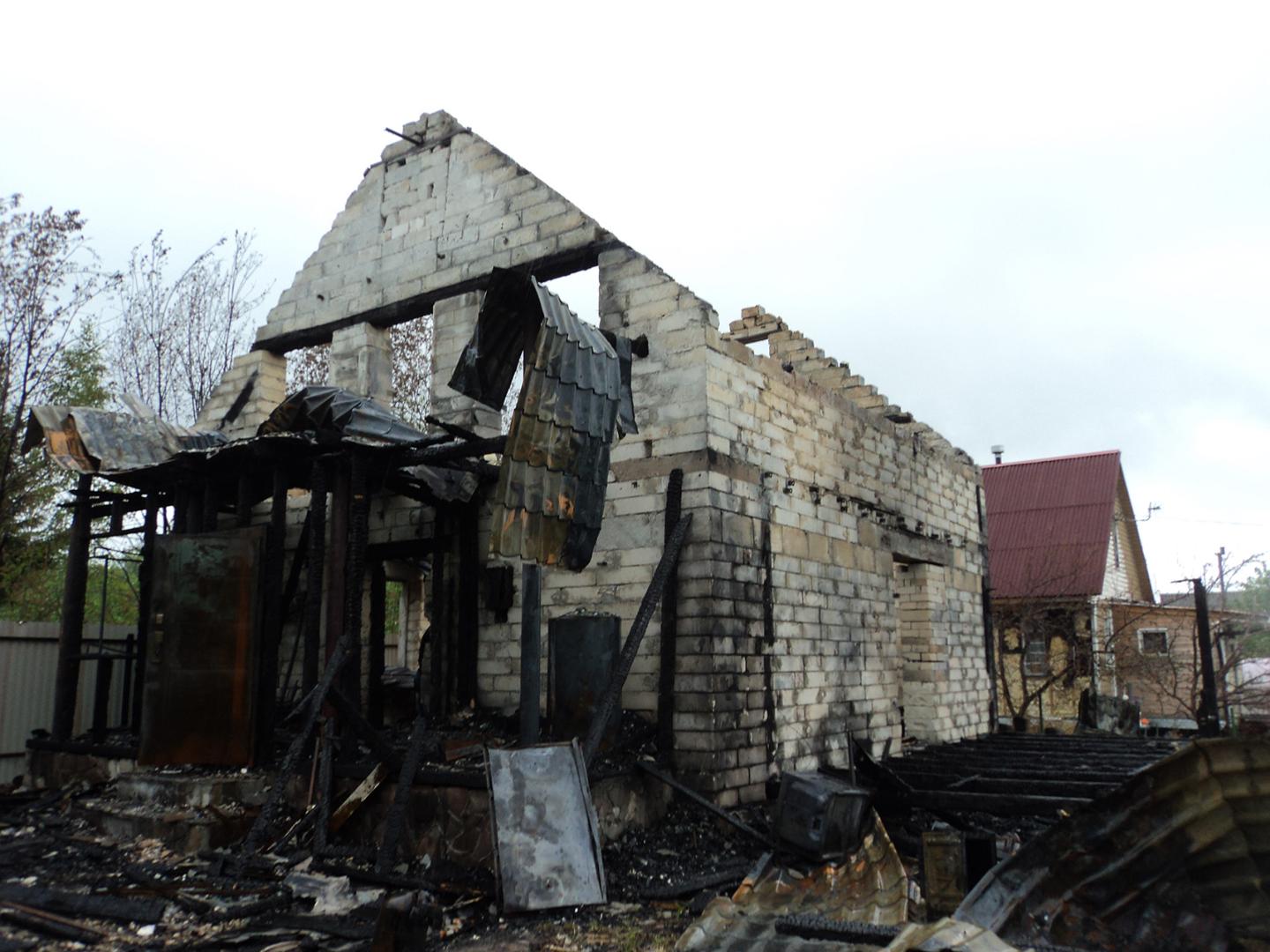 В Гатчинском районе сгорело шесть бань