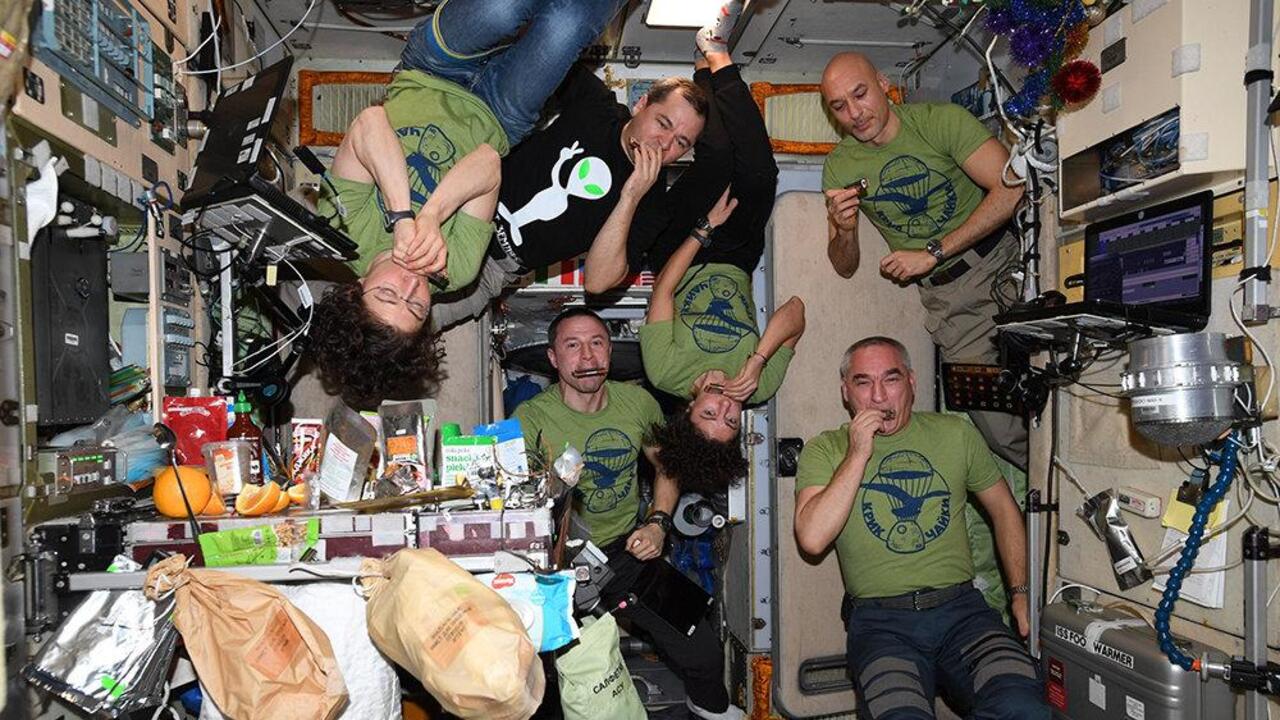 Российские космонавты обеспечены полноценным и вкусным рационом