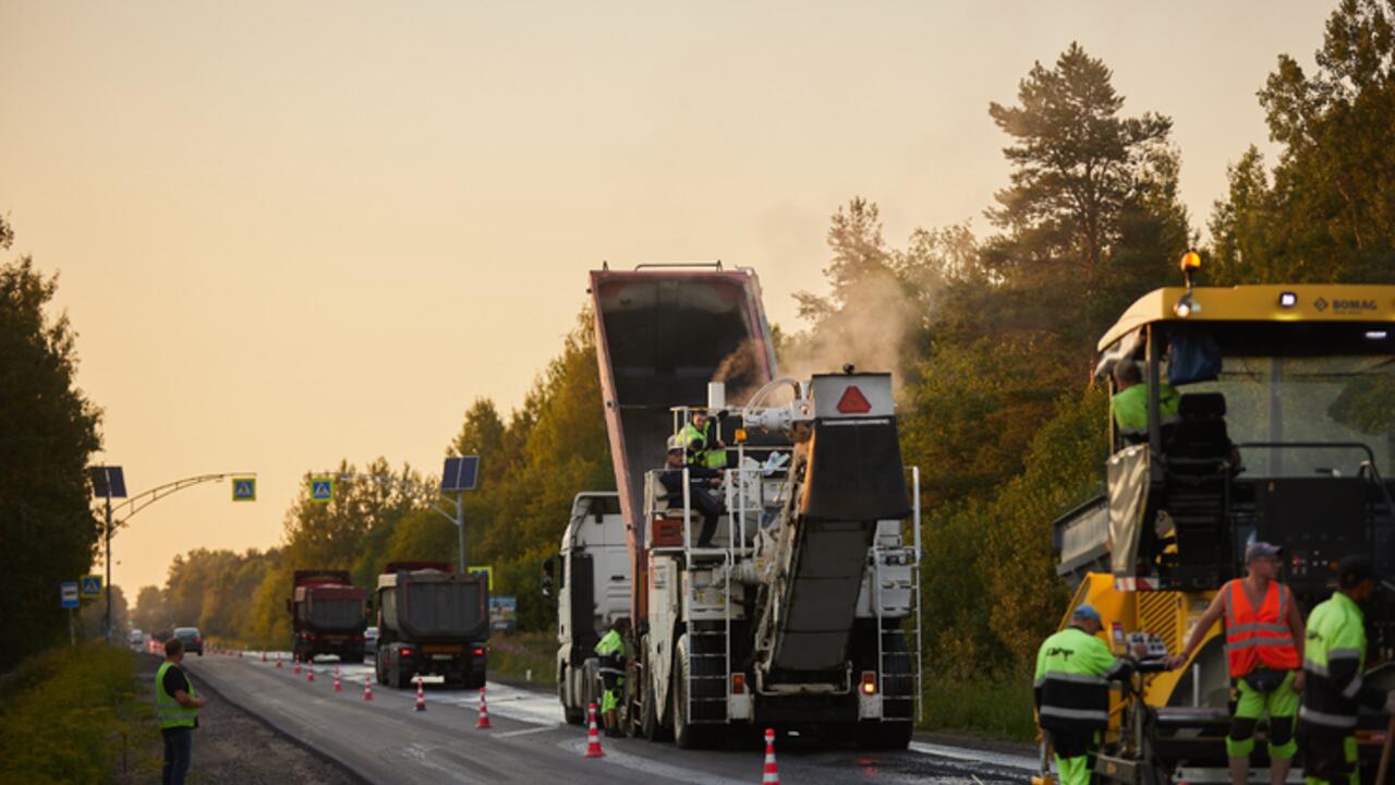 Второй этап ремонта Красносельского шоссе начался