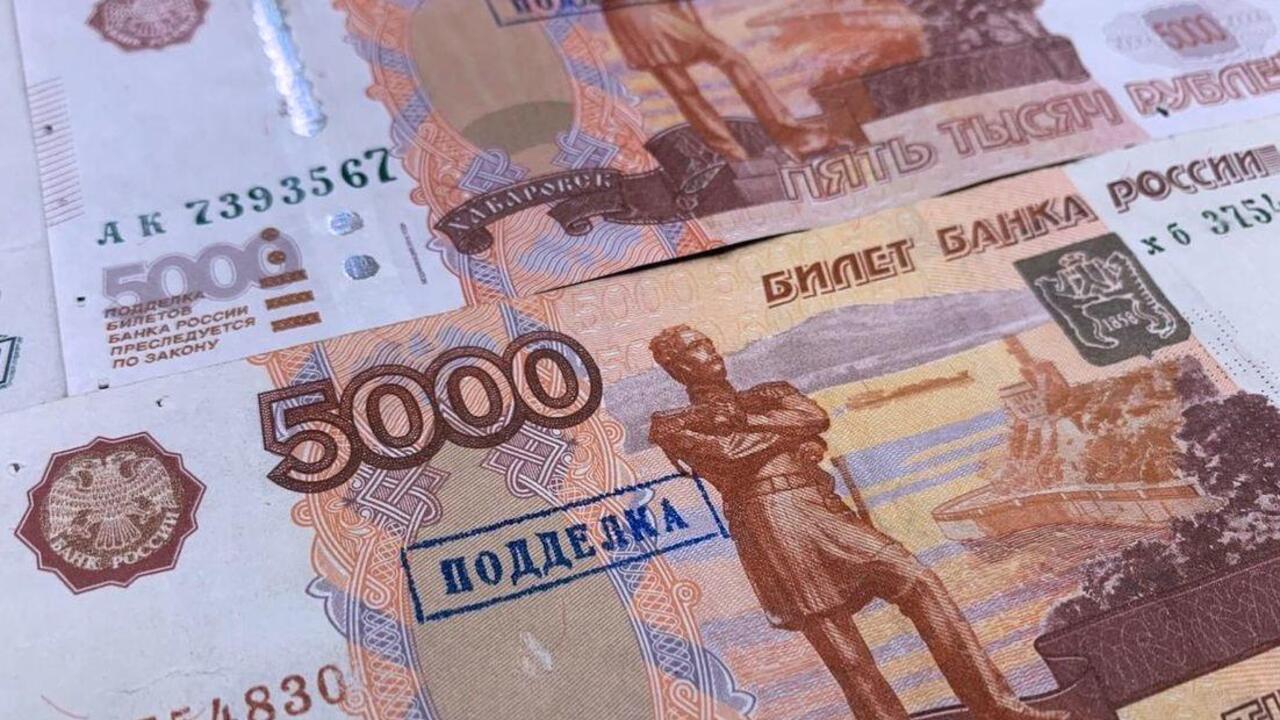 В Ленинградской области в два раза сократилось количество поддельных пятитысячных банкнот