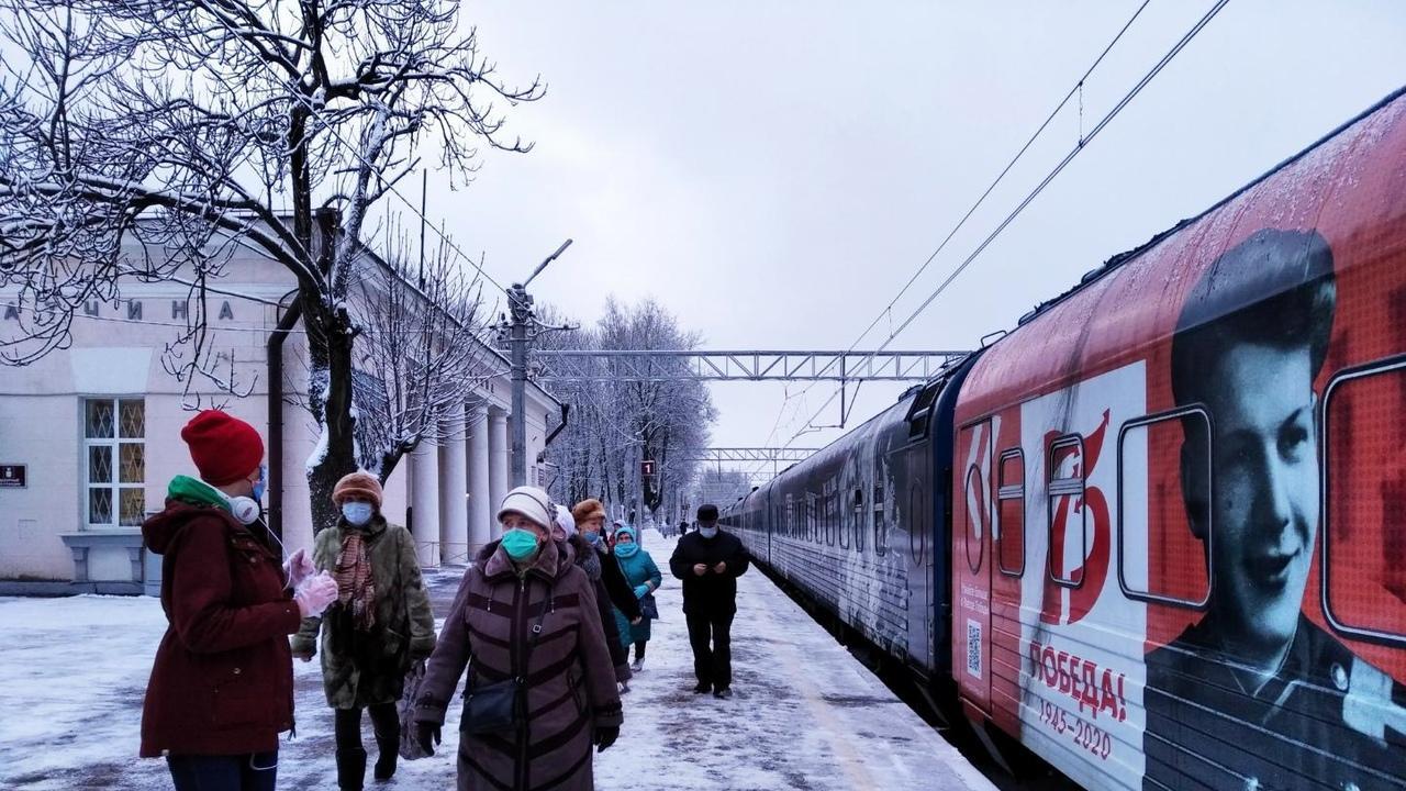 «Поезд Победы» вернётся в Гатчину в январе