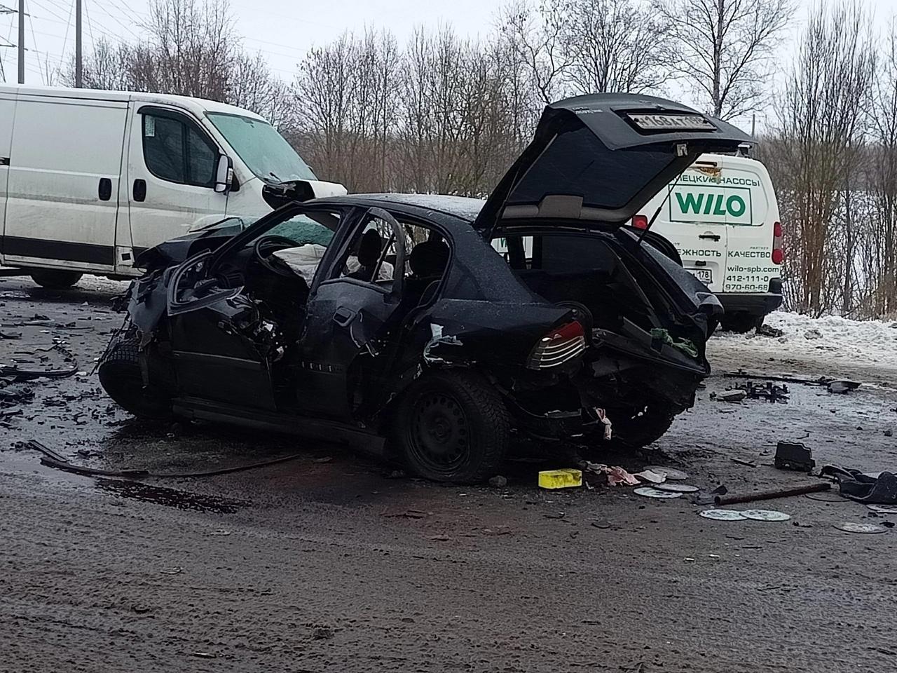 Автокатастрофа под Гатчиной: 5 машин, 2 погибших