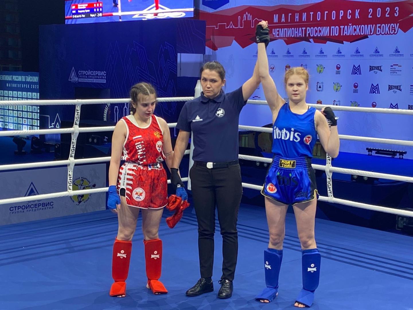 Гатчинская спортсменка завоевала серебро на чемпионате России по тайскому боксу