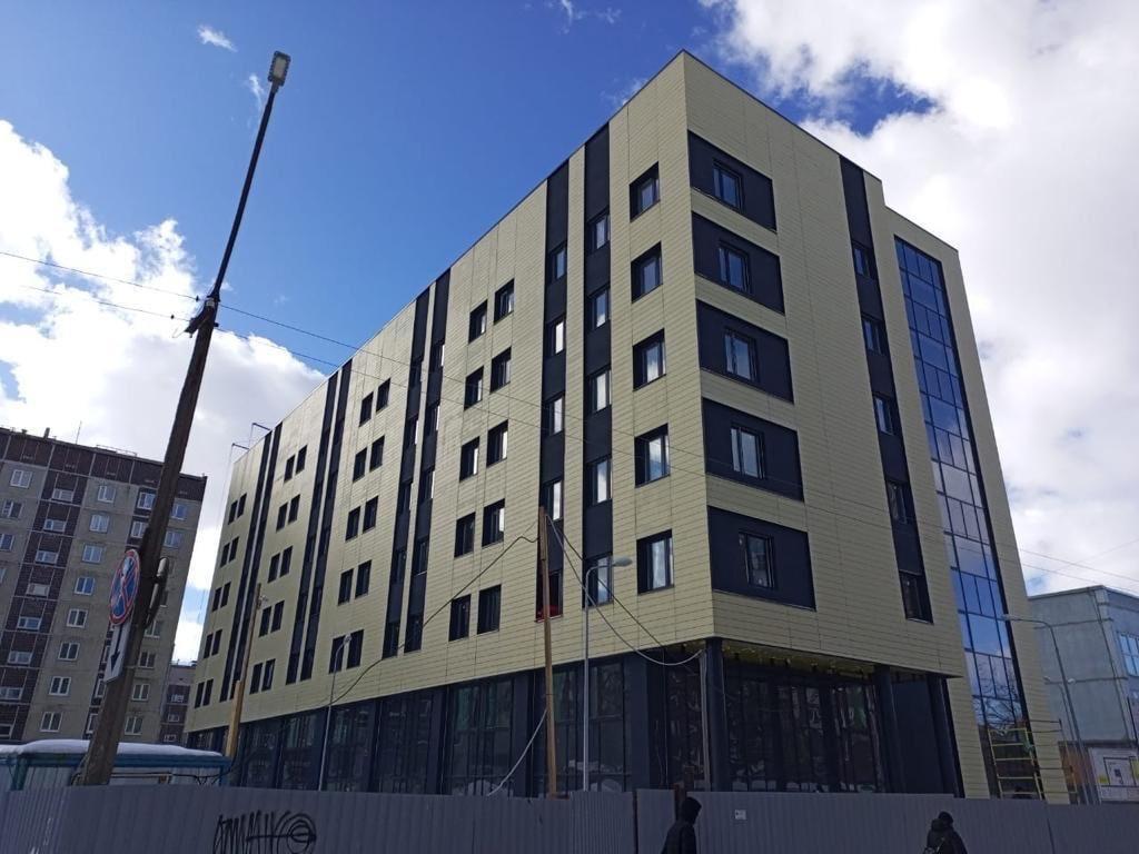 Строительство нового общежития для студентов в Гатчине близится к завершению