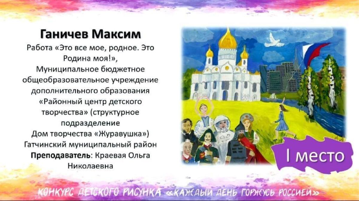 Юный гатчинец Максим Ганичев – победитель конкурса рисунков - Гатчинская  правда