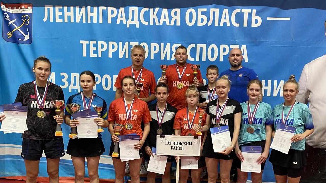 Гатчинские теннисисты – сильнейшие в регионе