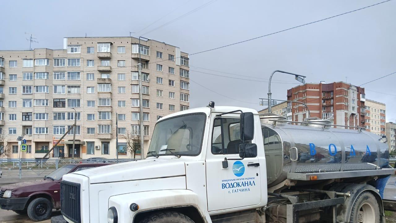 Авария на сетях водоснабжения в Гатчине устранена
