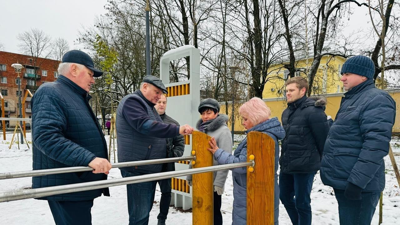 Рабочая встреча в сквере «Юность»