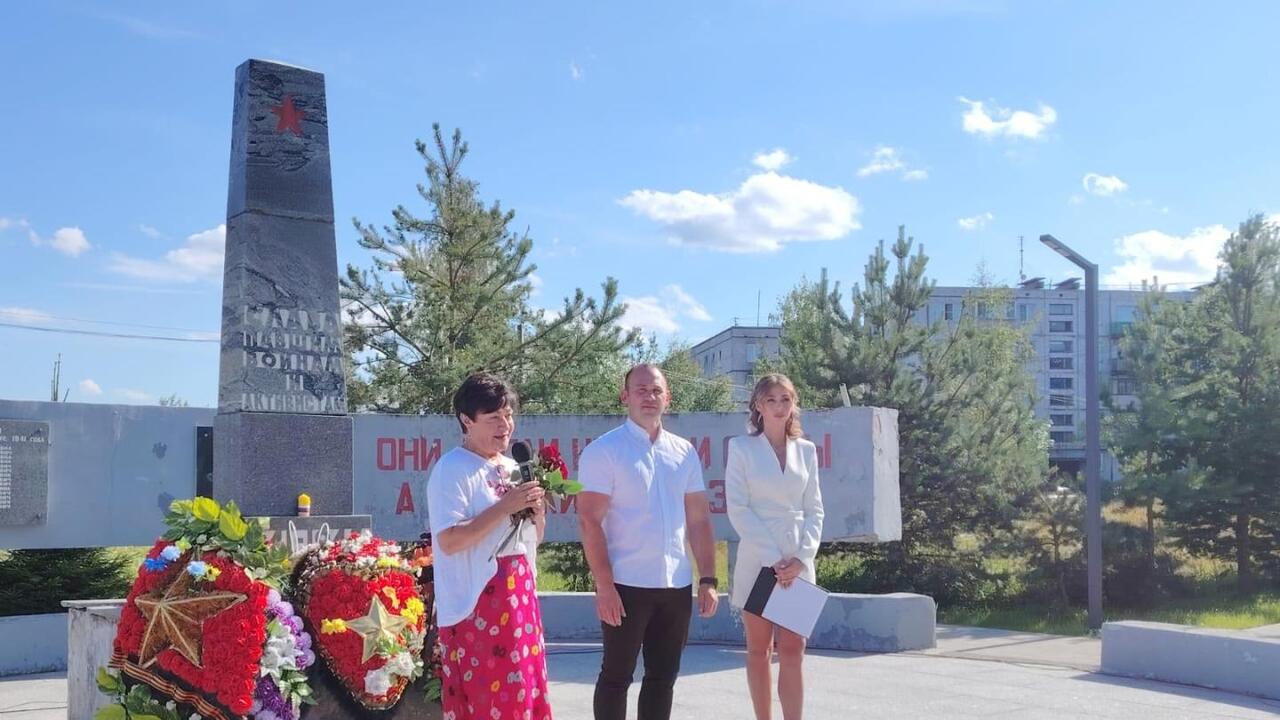 В Пудомягах открыли сквер Воинской славы