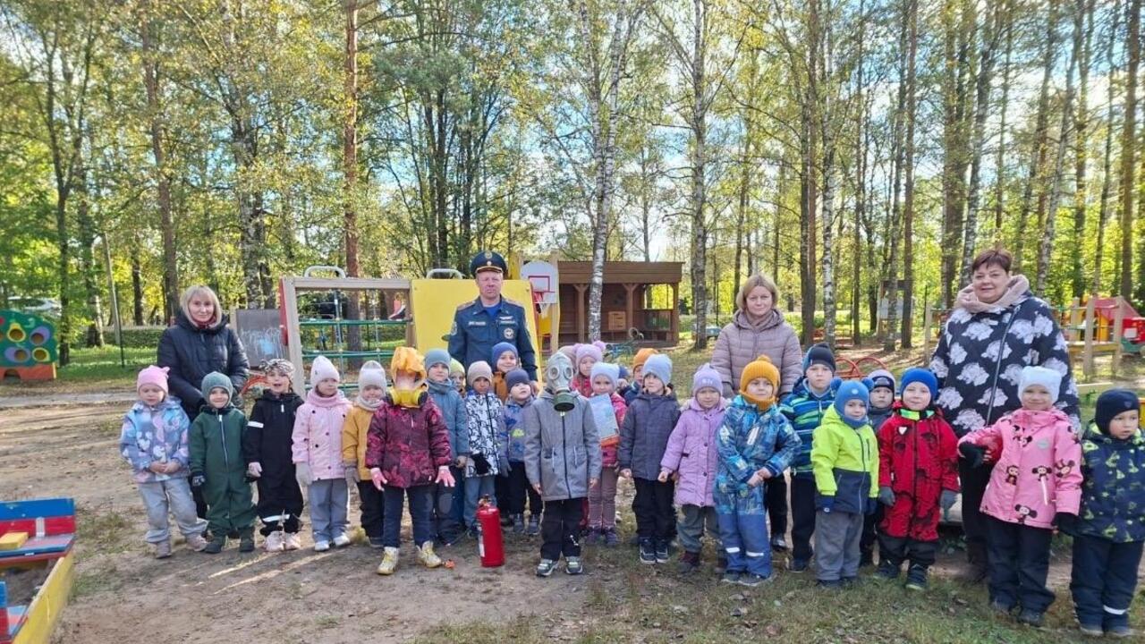 Урок пожарной безопасности для самых маленьких