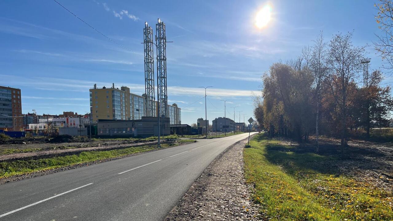 В Коммунаре отремонтировали дорогу