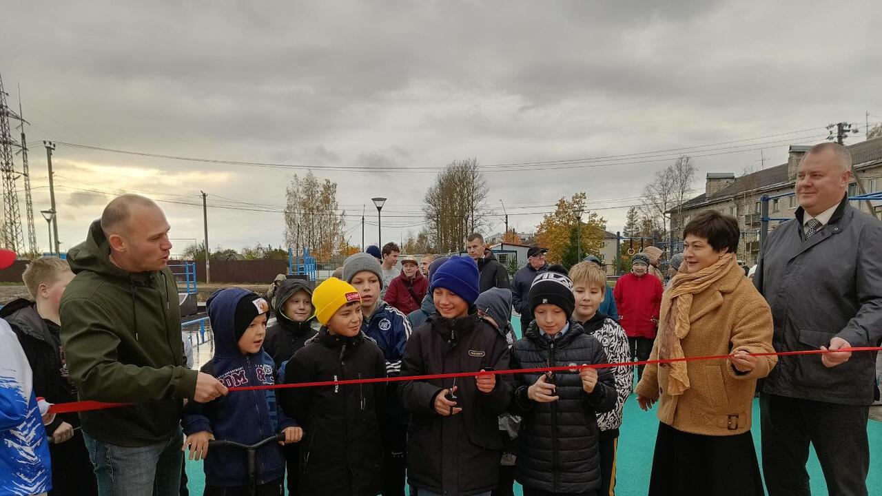 Площадка в Лукашах – для сильных, ловких и умных