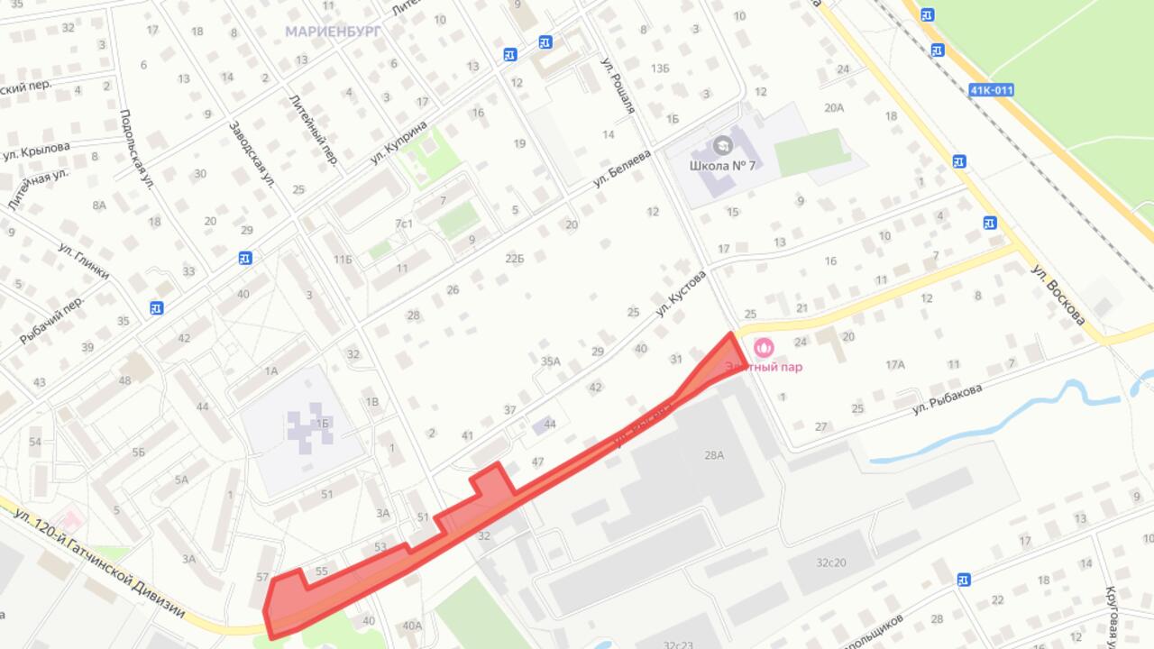 Какую территорию благоустроят в Гатчине в 2027 году?