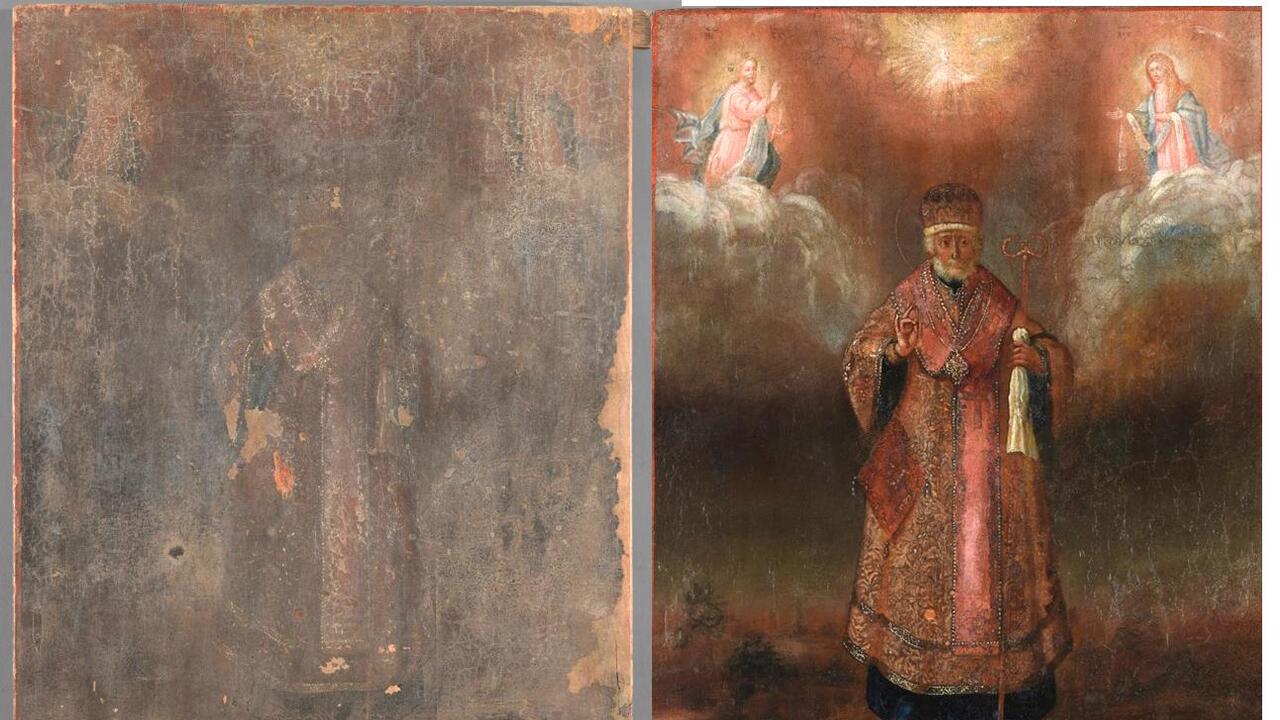 В Рождествено восстановили старинную икону