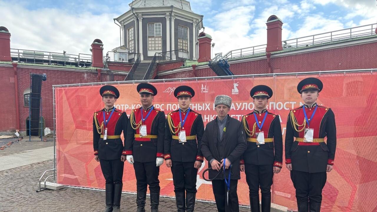 «Отчий край» - лучший в строевой подготовке