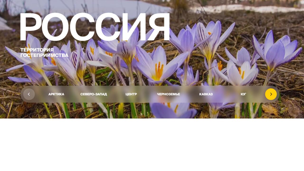 Россия – территория гостеприимства