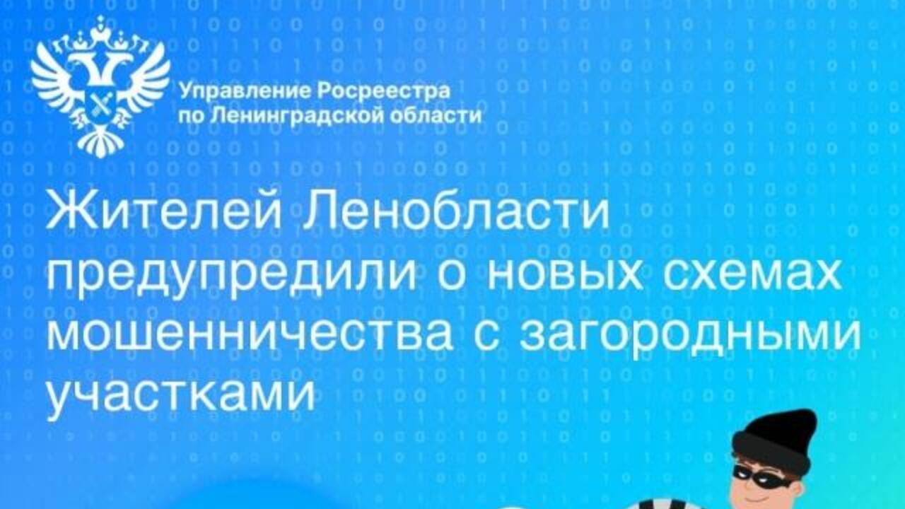 Жителей Ленобласти предупредили о новых схемах мошенничества с загородными участками
