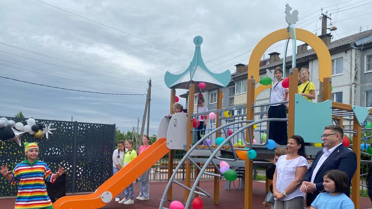 Новая площадка для детворы из Жабино
