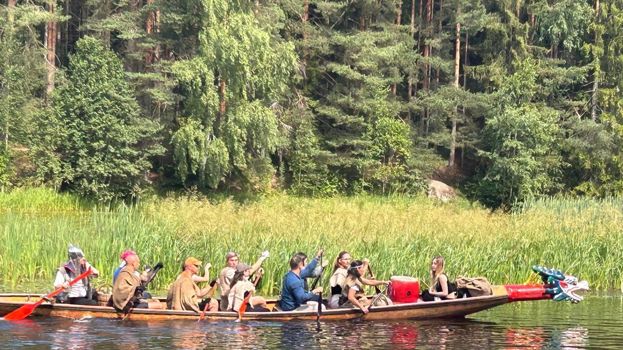 День ВМФ на реке Оредеж