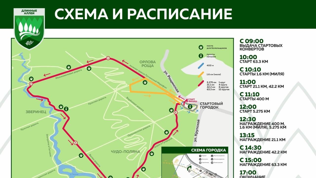 «Длинные аллеи» в Гатчине