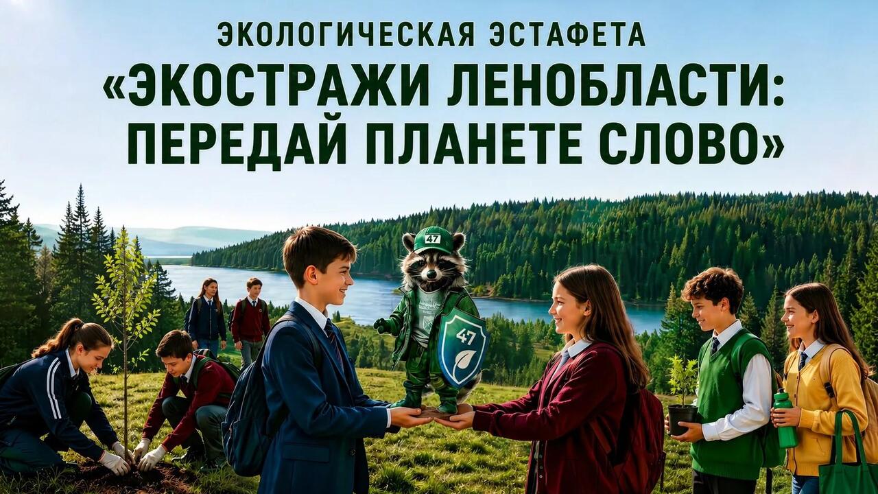 Экоэстафета «Экостражи Ленобласти: передай планете слово» стартовала!